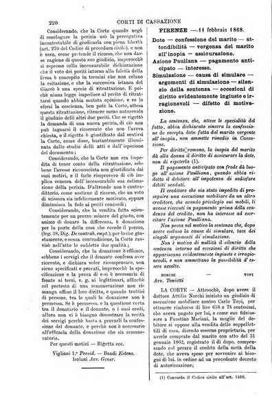 Annali della giurisprudenza italiana raccolta generale delle decisioni delle Corti di cassazione e d'appello in materia civile, criminale, commerciale, di diritto pubblico e amministrativo, e di procedura civile e penale