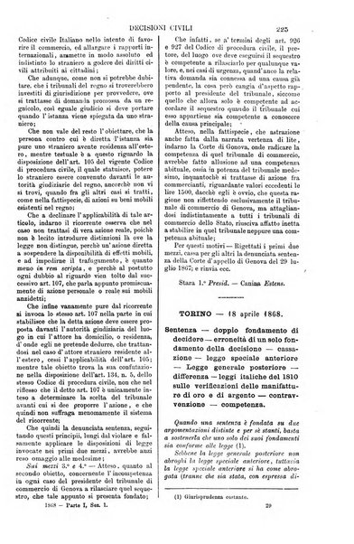 Annali della giurisprudenza italiana raccolta generale delle decisioni delle Corti di cassazione e d'appello in materia civile, criminale, commerciale, di diritto pubblico e amministrativo, e di procedura civile e penale