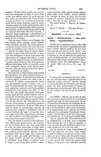 Annali della giurisprudenza italiana raccolta generale delle decisioni delle Corti di cassazione e d'appello in materia civile, criminale, commerciale, di diritto pubblico e amministrativo, e di procedura civile e penale