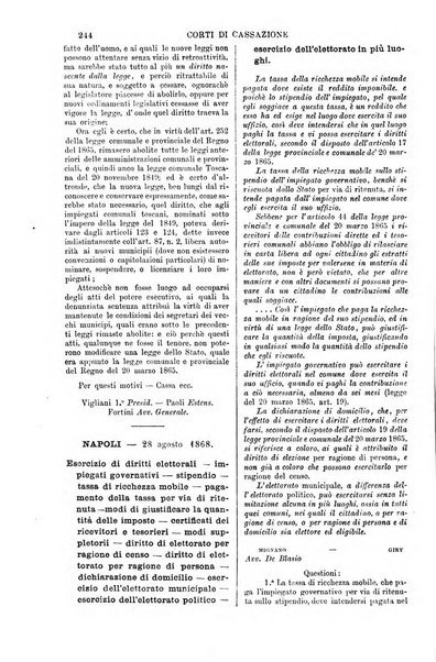 Annali della giurisprudenza italiana raccolta generale delle decisioni delle Corti di cassazione e d'appello in materia civile, criminale, commerciale, di diritto pubblico e amministrativo, e di procedura civile e penale