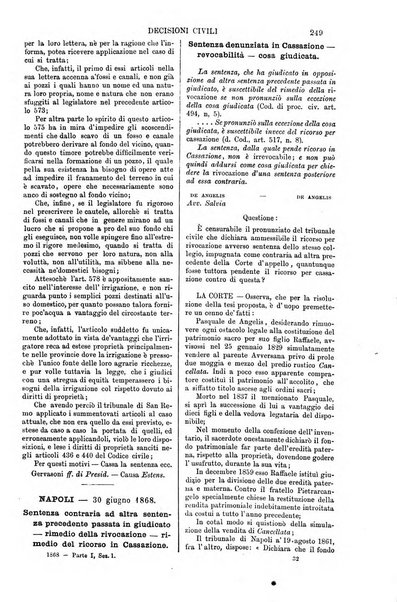 Annali della giurisprudenza italiana raccolta generale delle decisioni delle Corti di cassazione e d'appello in materia civile, criminale, commerciale, di diritto pubblico e amministrativo, e di procedura civile e penale