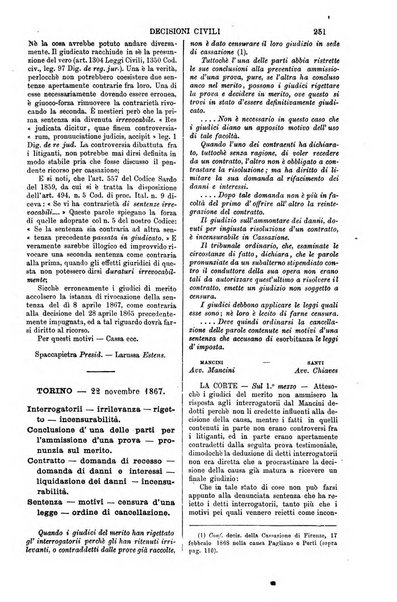 Annali della giurisprudenza italiana raccolta generale delle decisioni delle Corti di cassazione e d'appello in materia civile, criminale, commerciale, di diritto pubblico e amministrativo, e di procedura civile e penale