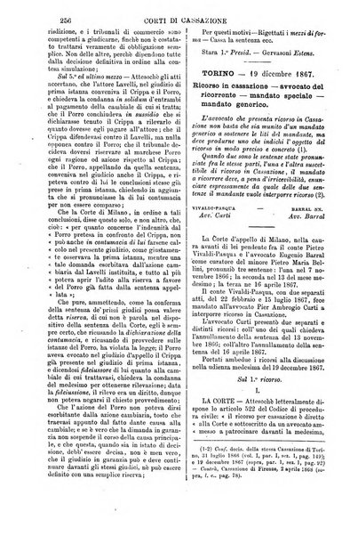 Annali della giurisprudenza italiana raccolta generale delle decisioni delle Corti di cassazione e d'appello in materia civile, criminale, commerciale, di diritto pubblico e amministrativo, e di procedura civile e penale