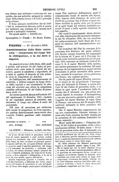 Annali della giurisprudenza italiana raccolta generale delle decisioni delle Corti di cassazione e d'appello in materia civile, criminale, commerciale, di diritto pubblico e amministrativo, e di procedura civile e penale