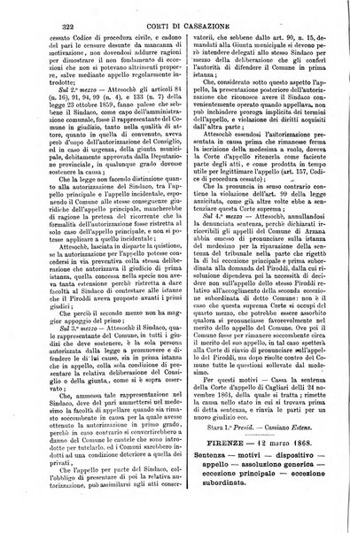 Annali della giurisprudenza italiana raccolta generale delle decisioni delle Corti di cassazione e d'appello in materia civile, criminale, commerciale, di diritto pubblico e amministrativo, e di procedura civile e penale