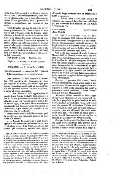 Annali della giurisprudenza italiana raccolta generale delle decisioni delle Corti di cassazione e d'appello in materia civile, criminale, commerciale, di diritto pubblico e amministrativo, e di procedura civile e penale