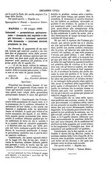 Annali della giurisprudenza italiana raccolta generale delle decisioni delle Corti di cassazione e d'appello in materia civile, criminale, commerciale, di diritto pubblico e amministrativo, e di procedura civile e penale