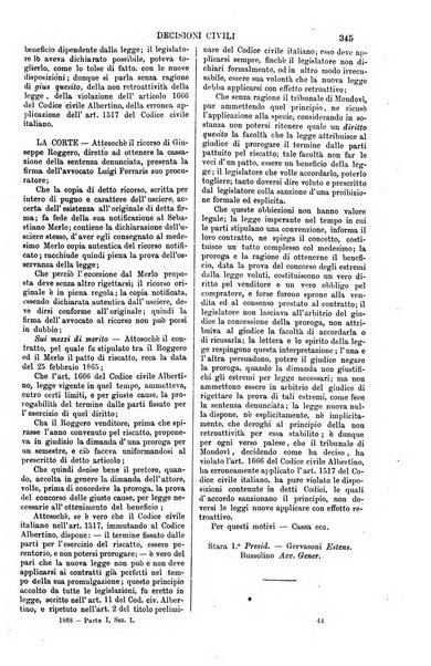 Annali della giurisprudenza italiana raccolta generale delle decisioni delle Corti di cassazione e d'appello in materia civile, criminale, commerciale, di diritto pubblico e amministrativo, e di procedura civile e penale