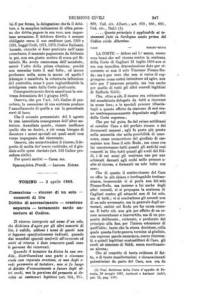 Annali della giurisprudenza italiana raccolta generale delle decisioni delle Corti di cassazione e d'appello in materia civile, criminale, commerciale, di diritto pubblico e amministrativo, e di procedura civile e penale