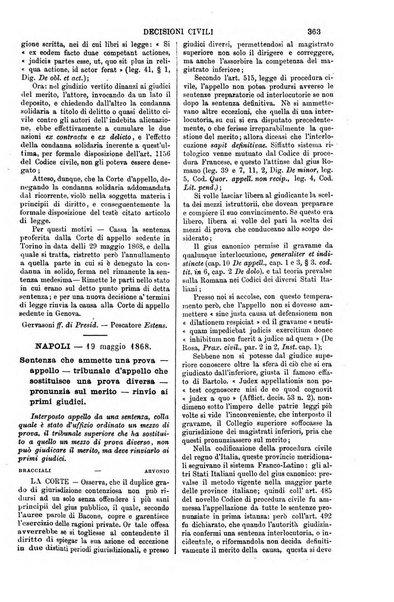 Annali della giurisprudenza italiana raccolta generale delle decisioni delle Corti di cassazione e d'appello in materia civile, criminale, commerciale, di diritto pubblico e amministrativo, e di procedura civile e penale