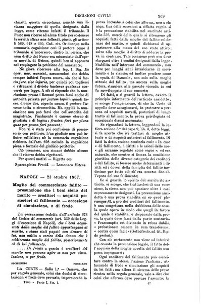 Annali della giurisprudenza italiana raccolta generale delle decisioni delle Corti di cassazione e d'appello in materia civile, criminale, commerciale, di diritto pubblico e amministrativo, e di procedura civile e penale