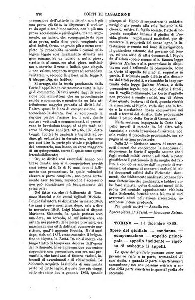 Annali della giurisprudenza italiana raccolta generale delle decisioni delle Corti di cassazione e d'appello in materia civile, criminale, commerciale, di diritto pubblico e amministrativo, e di procedura civile e penale