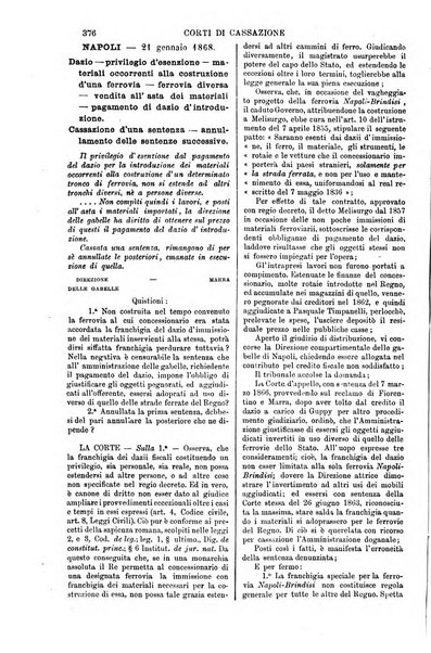 Annali della giurisprudenza italiana raccolta generale delle decisioni delle Corti di cassazione e d'appello in materia civile, criminale, commerciale, di diritto pubblico e amministrativo, e di procedura civile e penale