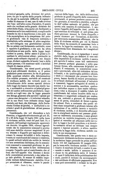 Annali della giurisprudenza italiana raccolta generale delle decisioni delle Corti di cassazione e d'appello in materia civile, criminale, commerciale, di diritto pubblico e amministrativo, e di procedura civile e penale