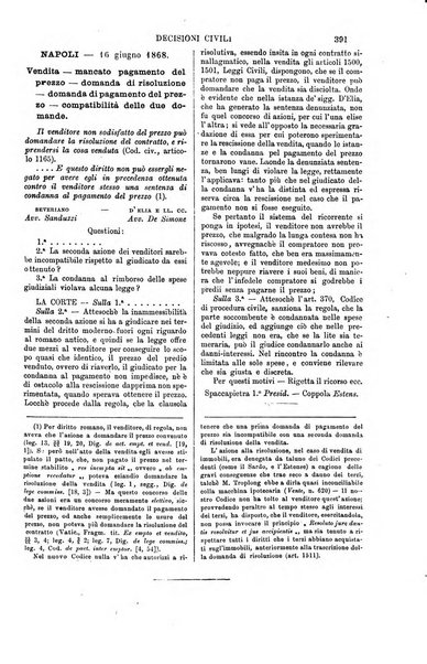 Annali della giurisprudenza italiana raccolta generale delle decisioni delle Corti di cassazione e d'appello in materia civile, criminale, commerciale, di diritto pubblico e amministrativo, e di procedura civile e penale