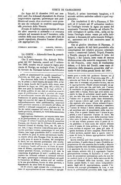 Annali della giurisprudenza italiana raccolta generale delle decisioni delle Corti di cassazione e d'appello in materia civile, criminale, commerciale, di diritto pubblico e amministrativo, e di procedura civile e penale