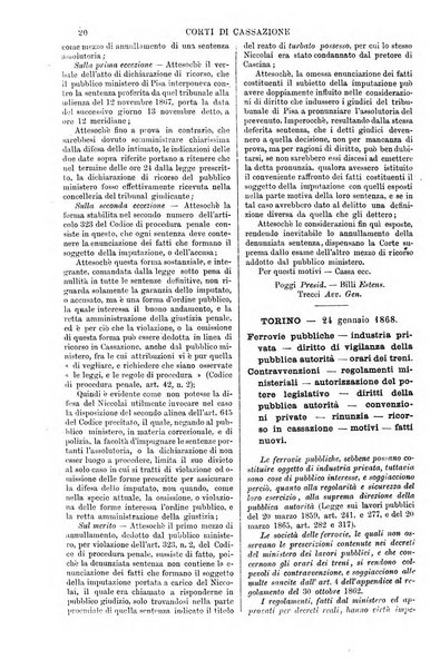 Annali della giurisprudenza italiana raccolta generale delle decisioni delle Corti di cassazione e d'appello in materia civile, criminale, commerciale, di diritto pubblico e amministrativo, e di procedura civile e penale