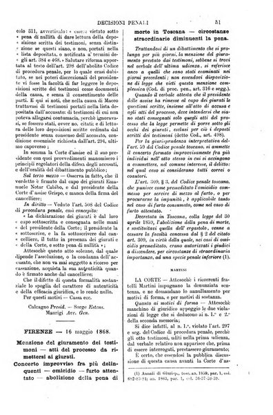 Annali della giurisprudenza italiana raccolta generale delle decisioni delle Corti di cassazione e d'appello in materia civile, criminale, commerciale, di diritto pubblico e amministrativo, e di procedura civile e penale