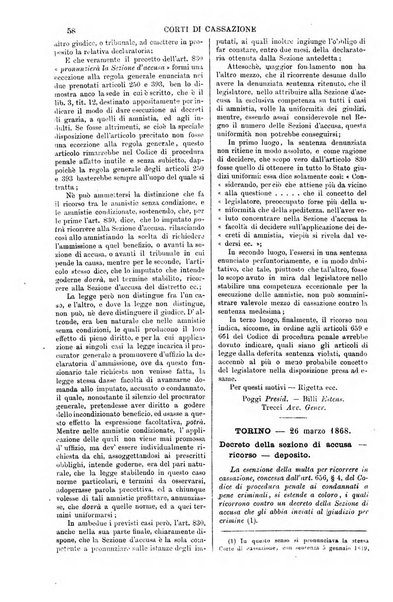 Annali della giurisprudenza italiana raccolta generale delle decisioni delle Corti di cassazione e d'appello in materia civile, criminale, commerciale, di diritto pubblico e amministrativo, e di procedura civile e penale