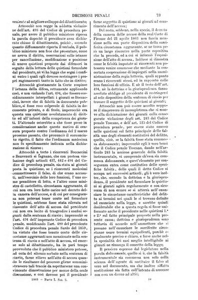 Annali della giurisprudenza italiana raccolta generale delle decisioni delle Corti di cassazione e d'appello in materia civile, criminale, commerciale, di diritto pubblico e amministrativo, e di procedura civile e penale