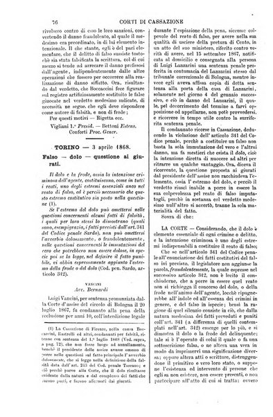 Annali della giurisprudenza italiana raccolta generale delle decisioni delle Corti di cassazione e d'appello in materia civile, criminale, commerciale, di diritto pubblico e amministrativo, e di procedura civile e penale