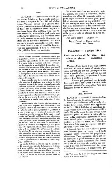 Annali della giurisprudenza italiana raccolta generale delle decisioni delle Corti di cassazione e d'appello in materia civile, criminale, commerciale, di diritto pubblico e amministrativo, e di procedura civile e penale