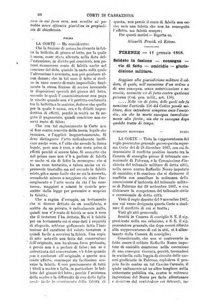 Annali della giurisprudenza italiana raccolta generale delle decisioni delle Corti di cassazione e d'appello in materia civile, criminale, commerciale, di diritto pubblico e amministrativo, e di procedura civile e penale