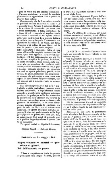 Annali della giurisprudenza italiana raccolta generale delle decisioni delle Corti di cassazione e d'appello in materia civile, criminale, commerciale, di diritto pubblico e amministrativo, e di procedura civile e penale