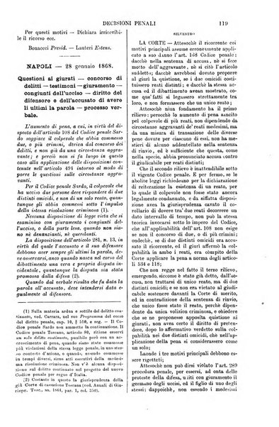 Annali della giurisprudenza italiana raccolta generale delle decisioni delle Corti di cassazione e d'appello in materia civile, criminale, commerciale, di diritto pubblico e amministrativo, e di procedura civile e penale