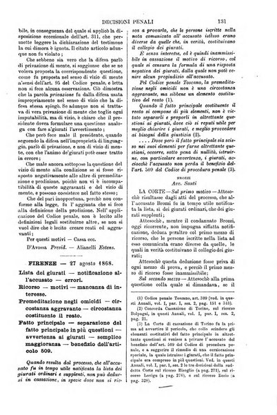 Annali della giurisprudenza italiana raccolta generale delle decisioni delle Corti di cassazione e d'appello in materia civile, criminale, commerciale, di diritto pubblico e amministrativo, e di procedura civile e penale