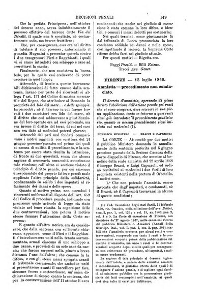 Annali della giurisprudenza italiana raccolta generale delle decisioni delle Corti di cassazione e d'appello in materia civile, criminale, commerciale, di diritto pubblico e amministrativo, e di procedura civile e penale