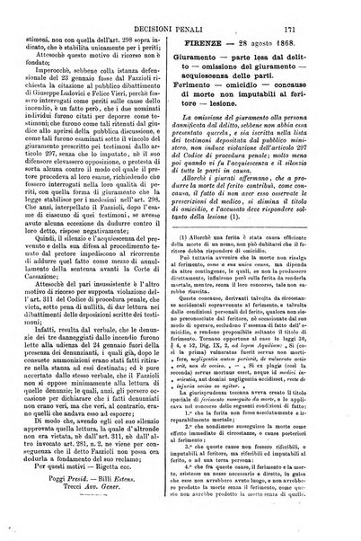 Annali della giurisprudenza italiana raccolta generale delle decisioni delle Corti di cassazione e d'appello in materia civile, criminale, commerciale, di diritto pubblico e amministrativo, e di procedura civile e penale