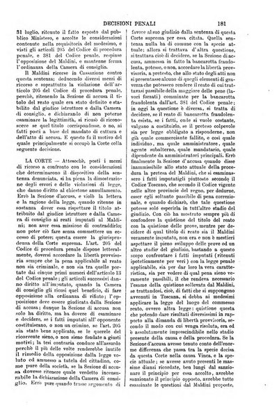 Annali della giurisprudenza italiana raccolta generale delle decisioni delle Corti di cassazione e d'appello in materia civile, criminale, commerciale, di diritto pubblico e amministrativo, e di procedura civile e penale