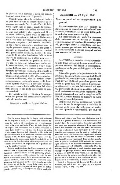 Annali della giurisprudenza italiana raccolta generale delle decisioni delle Corti di cassazione e d'appello in materia civile, criminale, commerciale, di diritto pubblico e amministrativo, e di procedura civile e penale