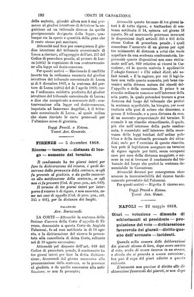 Annali della giurisprudenza italiana raccolta generale delle decisioni delle Corti di cassazione e d'appello in materia civile, criminale, commerciale, di diritto pubblico e amministrativo, e di procedura civile e penale