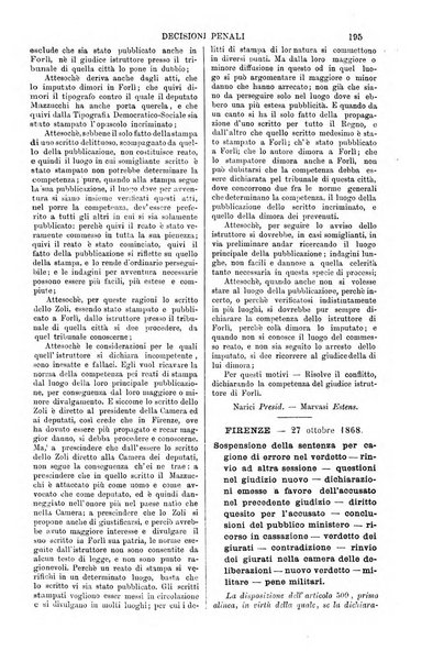 Annali della giurisprudenza italiana raccolta generale delle decisioni delle Corti di cassazione e d'appello in materia civile, criminale, commerciale, di diritto pubblico e amministrativo, e di procedura civile e penale