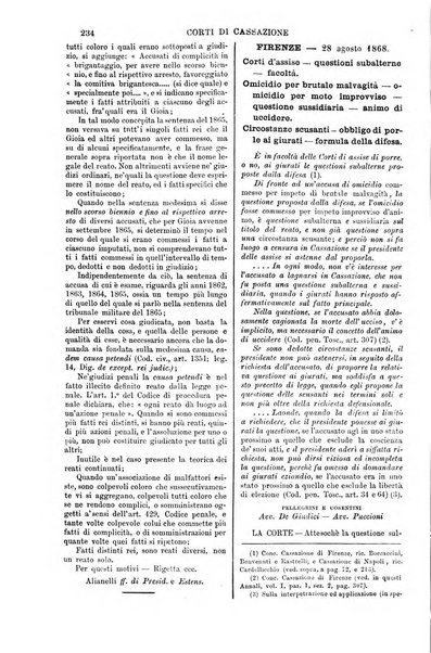 Annali della giurisprudenza italiana raccolta generale delle decisioni delle Corti di cassazione e d'appello in materia civile, criminale, commerciale, di diritto pubblico e amministrativo, e di procedura civile e penale