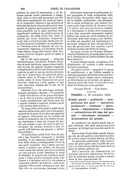 Annali della giurisprudenza italiana raccolta generale delle decisioni delle Corti di cassazione e d'appello in materia civile, criminale, commerciale, di diritto pubblico e amministrativo, e di procedura civile e penale