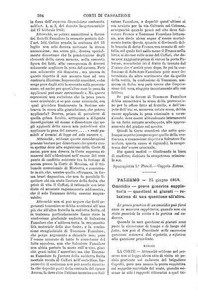 Annali della giurisprudenza italiana raccolta generale delle decisioni delle Corti di cassazione e d'appello in materia civile, criminale, commerciale, di diritto pubblico e amministrativo, e di procedura civile e penale