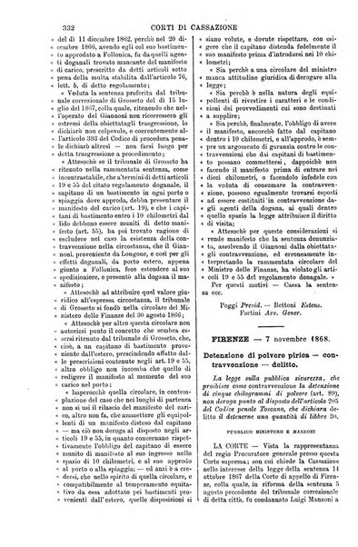 Annali della giurisprudenza italiana raccolta generale delle decisioni delle Corti di cassazione e d'appello in materia civile, criminale, commerciale, di diritto pubblico e amministrativo, e di procedura civile e penale