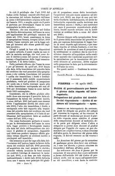 Annali della giurisprudenza italiana raccolta generale delle decisioni delle Corti di cassazione e d'appello in materia civile, criminale, commerciale, di diritto pubblico e amministrativo, e di procedura civile e penale