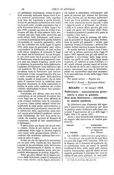 Annali della giurisprudenza italiana raccolta generale delle decisioni delle Corti di cassazione e d'appello in materia civile, criminale, commerciale, di diritto pubblico e amministrativo, e di procedura civile e penale