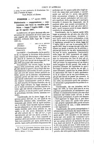 Annali della giurisprudenza italiana raccolta generale delle decisioni delle Corti di cassazione e d'appello in materia civile, criminale, commerciale, di diritto pubblico e amministrativo, e di procedura civile e penale