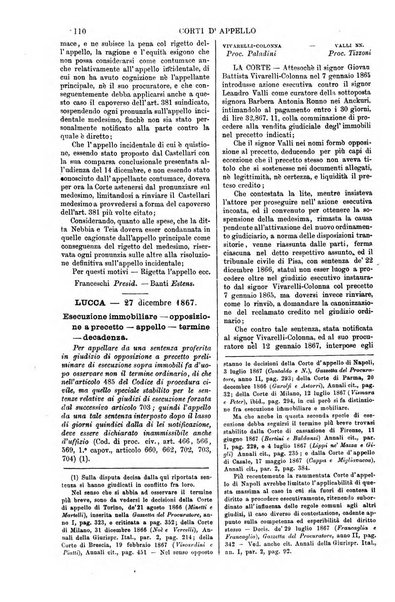 Annali della giurisprudenza italiana raccolta generale delle decisioni delle Corti di cassazione e d'appello in materia civile, criminale, commerciale, di diritto pubblico e amministrativo, e di procedura civile e penale