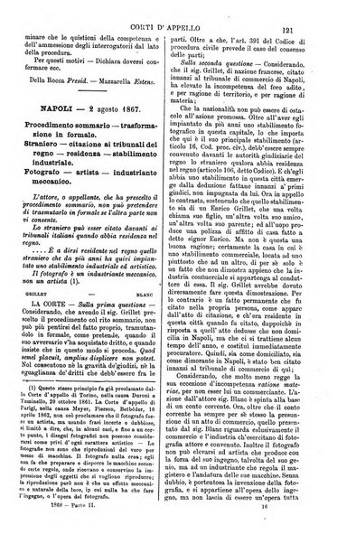 Annali della giurisprudenza italiana raccolta generale delle decisioni delle Corti di cassazione e d'appello in materia civile, criminale, commerciale, di diritto pubblico e amministrativo, e di procedura civile e penale