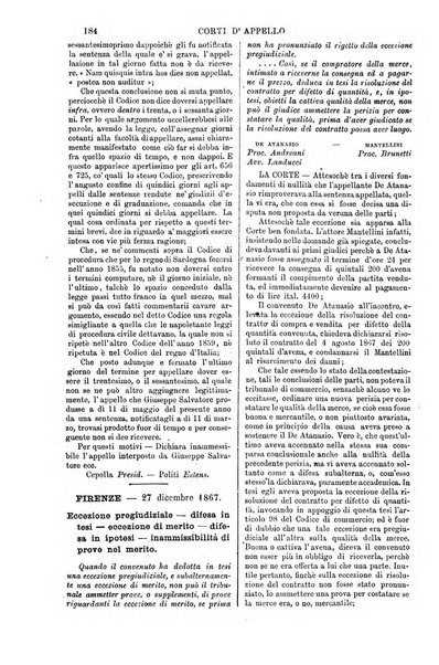 Annali della giurisprudenza italiana raccolta generale delle decisioni delle Corti di cassazione e d'appello in materia civile, criminale, commerciale, di diritto pubblico e amministrativo, e di procedura civile e penale