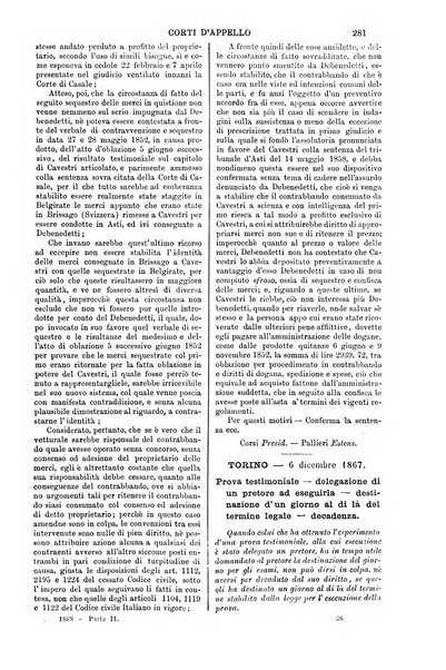 Annali della giurisprudenza italiana raccolta generale delle decisioni delle Corti di cassazione e d'appello in materia civile, criminale, commerciale, di diritto pubblico e amministrativo, e di procedura civile e penale