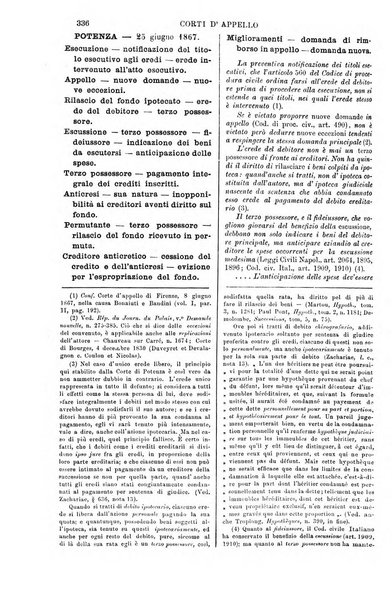 Annali della giurisprudenza italiana raccolta generale delle decisioni delle Corti di cassazione e d'appello in materia civile, criminale, commerciale, di diritto pubblico e amministrativo, e di procedura civile e penale