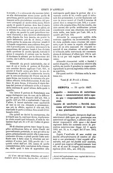 Annali della giurisprudenza italiana raccolta generale delle decisioni delle Corti di cassazione e d'appello in materia civile, criminale, commerciale, di diritto pubblico e amministrativo, e di procedura civile e penale