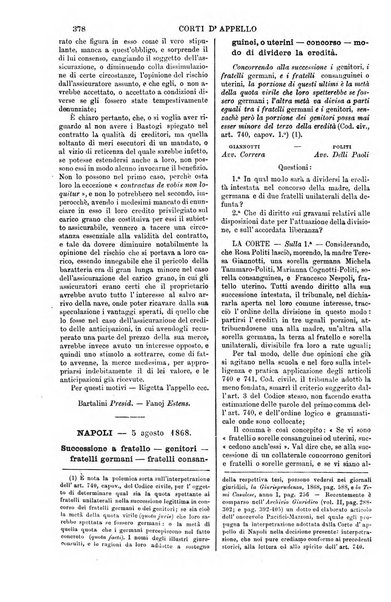 Annali della giurisprudenza italiana raccolta generale delle decisioni delle Corti di cassazione e d'appello in materia civile, criminale, commerciale, di diritto pubblico e amministrativo, e di procedura civile e penale